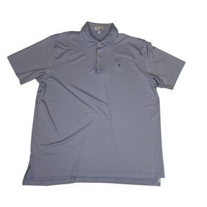 Peter Millar Summer Comfort Polo, Men's Sz: XL Blue, Moisture Wicking Golf